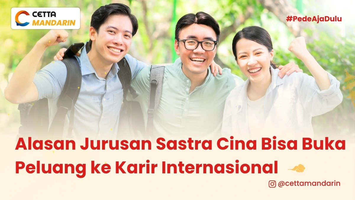 mahasiswa dan mahasiswi jurusan sastra china sedang berpose|jurusan sastra Cina