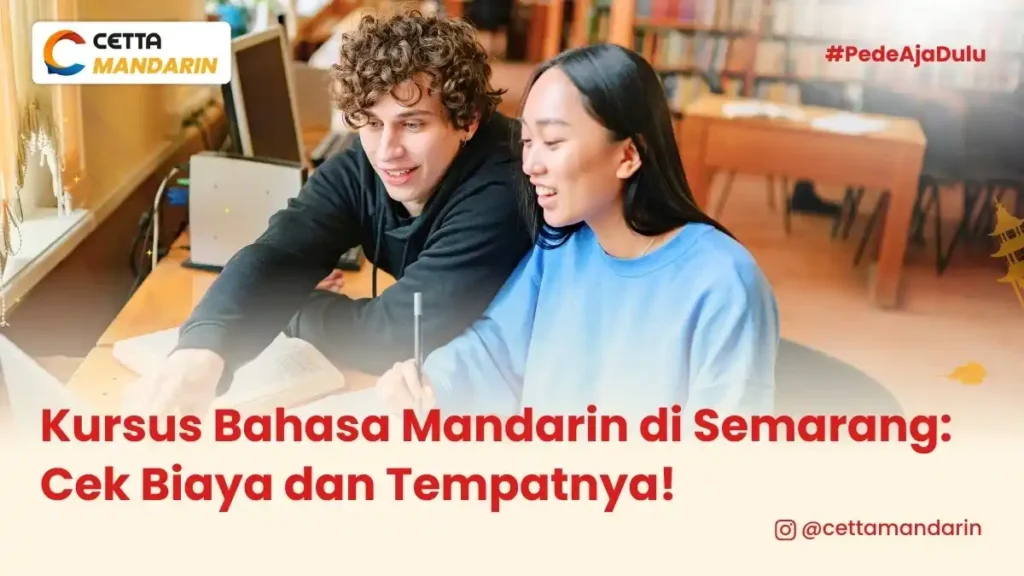 ilustrasi dua orang yang kursus bahasa mandarin di Semarang|ilustrasi siswi yang belajar dengan buku belajar bahasa Jepang|ilustrasi seseorang yang berhasil meraih juara satu dan mendapat ucapan selamat juara satu dalam bahasa Inggris||ilustrasi seorang siswi yang sekolah bahasa Korea di Semarang|ilustrasi dua karyawan yang kirim email formal bahasa Inggris kayak pro